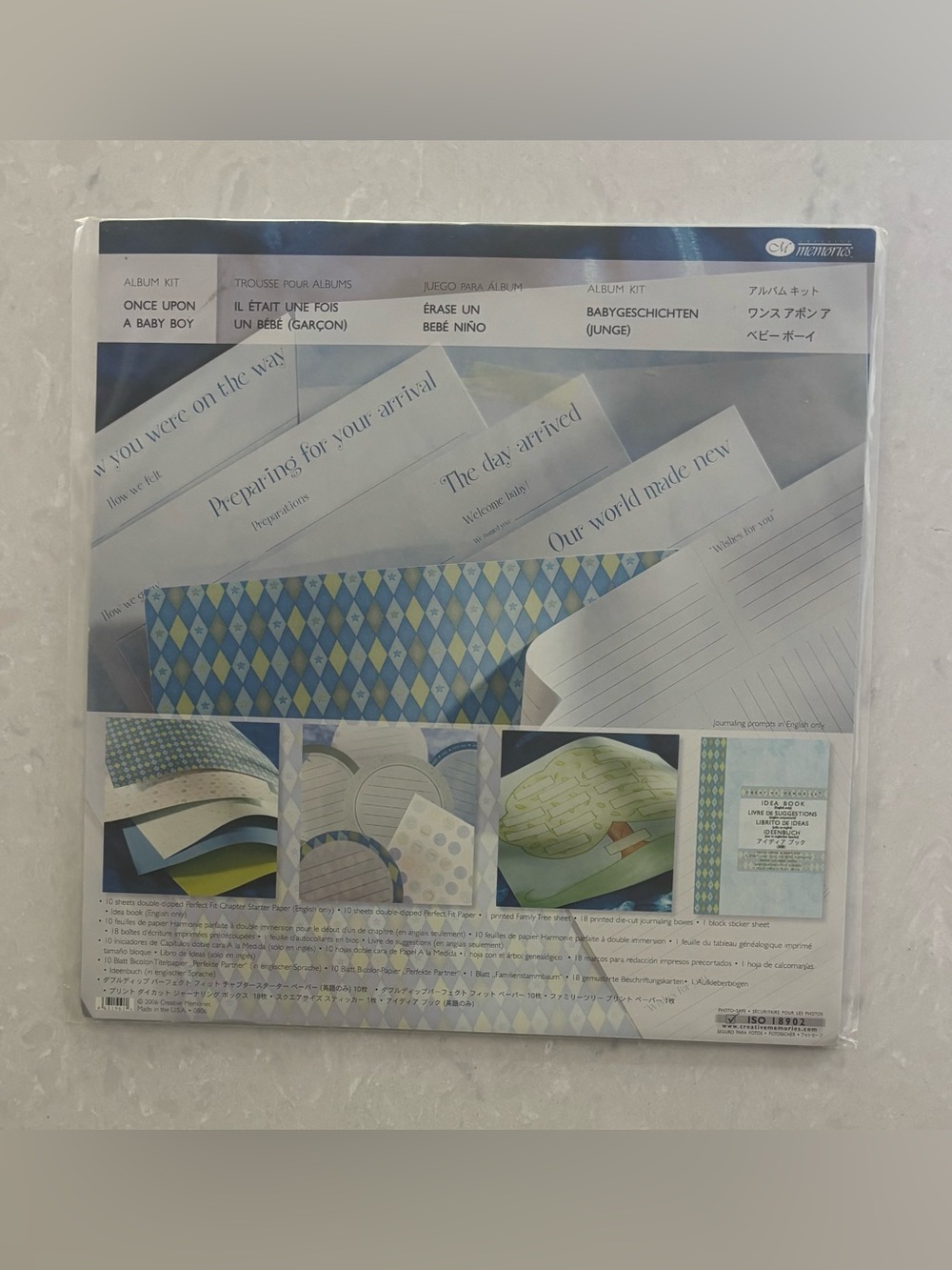 Creative Memories Album Kit “Once Upon A Baby Boy”
